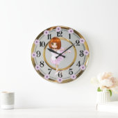 Mädchen Große Wanduhr (Zuhause)