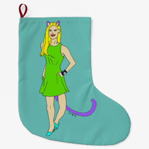 Mädchen Großer Weihnachtsstrumpf