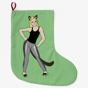 Mädchen Großer Weihnachtsstrumpf