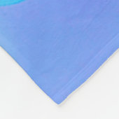 Mädchen Gymnastik Fähigkeiten Crosswords Blau Fleecedecke (Ecke)