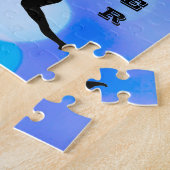 Mädchen Gymnastik Fähigkeiten Crosswords Blau Puzzle (Seite)