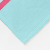 Mädchen Gymnastik Leap Regenbogenwolken Fleecedecke (Ecke)