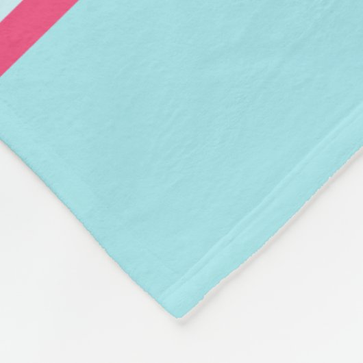 Mädchen Gymnastik Leap Regenbogenwolken Fleecedecke (Ecke)