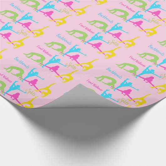 Mädchen-Gymnastik-Packpapier Geschenkpapier (Ecke)