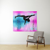 Mädchen, Gymnastik, Tanz, Beifall Wandteppich (Beispiel (Horizontal))