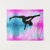 Mädchen, Gymnastik, Tanz, Beifall Wandteppich (Vorderseite (Horizontal))