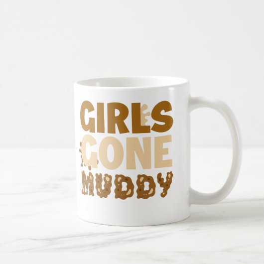 Mädchen haben Muddy Fun-Geschenk für Off-Road Enth Kaffeetasse (Rechts)