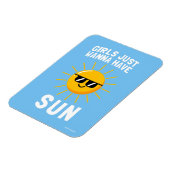 Mädchen haben nur die Sonne Magnet (Linke Seite)