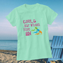 Mädchen haben nur die Sonne Tri-Blend Shirt