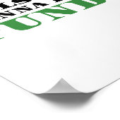 Mädchen haben nur Geld - Frauen in der Business St Poster (Ecke)