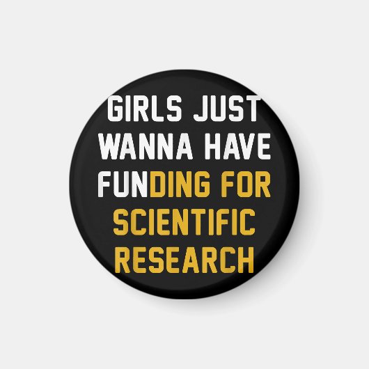 Mädchen haben nur Geld für wissenschaftliche Forsc Magnet (Vorne)