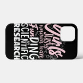 Mädchen haben nur gerne Finanzmittel für wissensch Case-Mate iPhone Hülle (Rückseite (Horizontal))