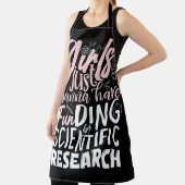 Mädchen haben nur gerne Finanzmittel für wissensch Schürze (InSitu)