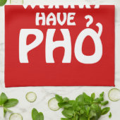 Mädchen haben nur gerne Phở Handtuch (Gefaltet)