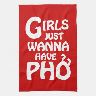 Mädchen haben nur gerne Phở Handtuch