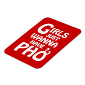 Mädchen haben nur gerne Phở Magnet (Linke Seite)