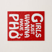 Mädchen haben nur gerne Phở Puzzle (Horizontal)