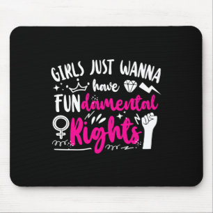Mädchen haben nur Grundrechte 1 Mousepad