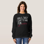 Mädchen haben nur Grundrechte 1 Sweatshirt (Vorne ganz)