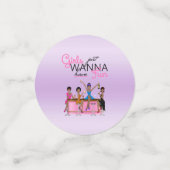 Mädchen haben nur Spaß Bachelorette Konfetti (Klein Vorderseite)