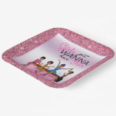 Mädchen haben nur Spaß Bachelorette Pappteller (Gewinkelt)