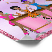 Mädchen haben nur Spaß Bachelorette Poster (Ecke)