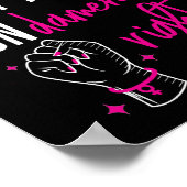 Mädchen haben nur Wanna Grundrechte Feministin Poster (Ecke)