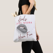 Mädchen haben Spaß Tasche (Von Nahem)