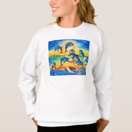 Mädchen Hanes ComfortBlend® Sweatshirt T-Shirt