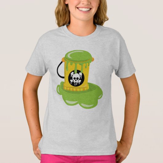 Mädchen Hanes TAGLESS® T-Shirt (Vorderseite)