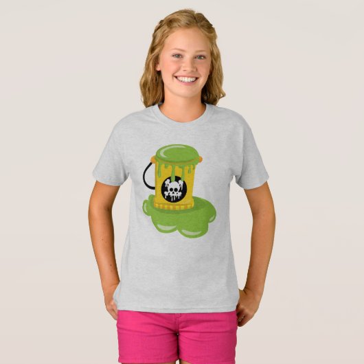 Mädchen Hanes TAGLESS® T-Shirt (Vorne ganz)