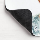 Mädchen Harrison Fisher im Blau Mousepad (Ecke)