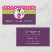 Mädchen-/Haushälterin-Visitenkarte Visitenkarte (Vorne/Hinten)