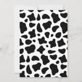 Mädchen Heilige Kuh schließen sich der Herd Geburt Einladung (Rückseite)