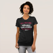 Mädchen-Herausforderer T-Shirt (Vorne ganz)