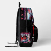 Mädchen hinter dem Rad: Mehr Geschichten Bedruckter Rucksack (Links)