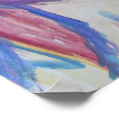 Mädchen hinter der Tür Poster (Ecke)