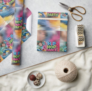 Mädchen Hip Hop Tanz Geburtstagsfeier Geschenkpapier