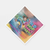 Mädchen Hip Hop Tanz Geburtstagsfeier Serviette (Ecke)