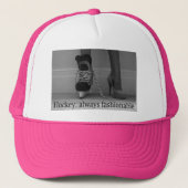 Mädchen-Hockey ist immer modern Truckerkappe (Vorderseite)