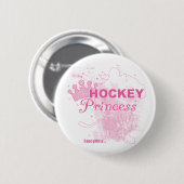 Mädchen-Hockey-Prinzessin Button (Vorne & Hinten)