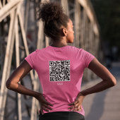 Mädchen, hol dir deinen Glauben! QR-Code Christlic T-Shirt