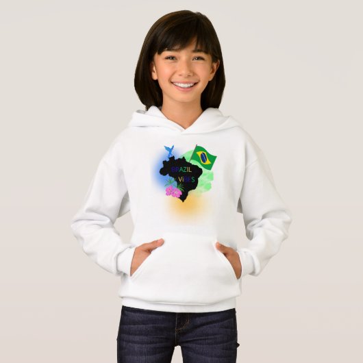 Mädchen Hoodie (Vorne ganz)