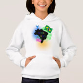 Mädchen Hoodie (Vorderseite)