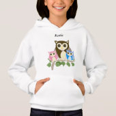 Mädchen Hoodie (Vorderseite)