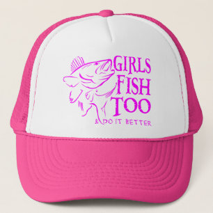 MÄDCHEN-HORNHAUTFLECK-FISCHEN TRUCKERKAPPE