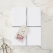 Mädchen Hübsche Ponys Pastell Blumen Pferd Geschenkanhänger (Mit Garn)