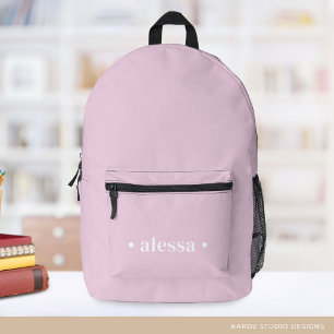Mädchen Hübsche Rosa Personalisierte Schultasche Bedruckter Rucksack