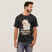 Mädchen Hund beste Shih Poo Mutter jemals Mutter L T-Shirt (Vorne ganz)