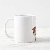 Mädchen Hut T Shirt Iss Gemüse Tasche Kaffeetasse (Links)